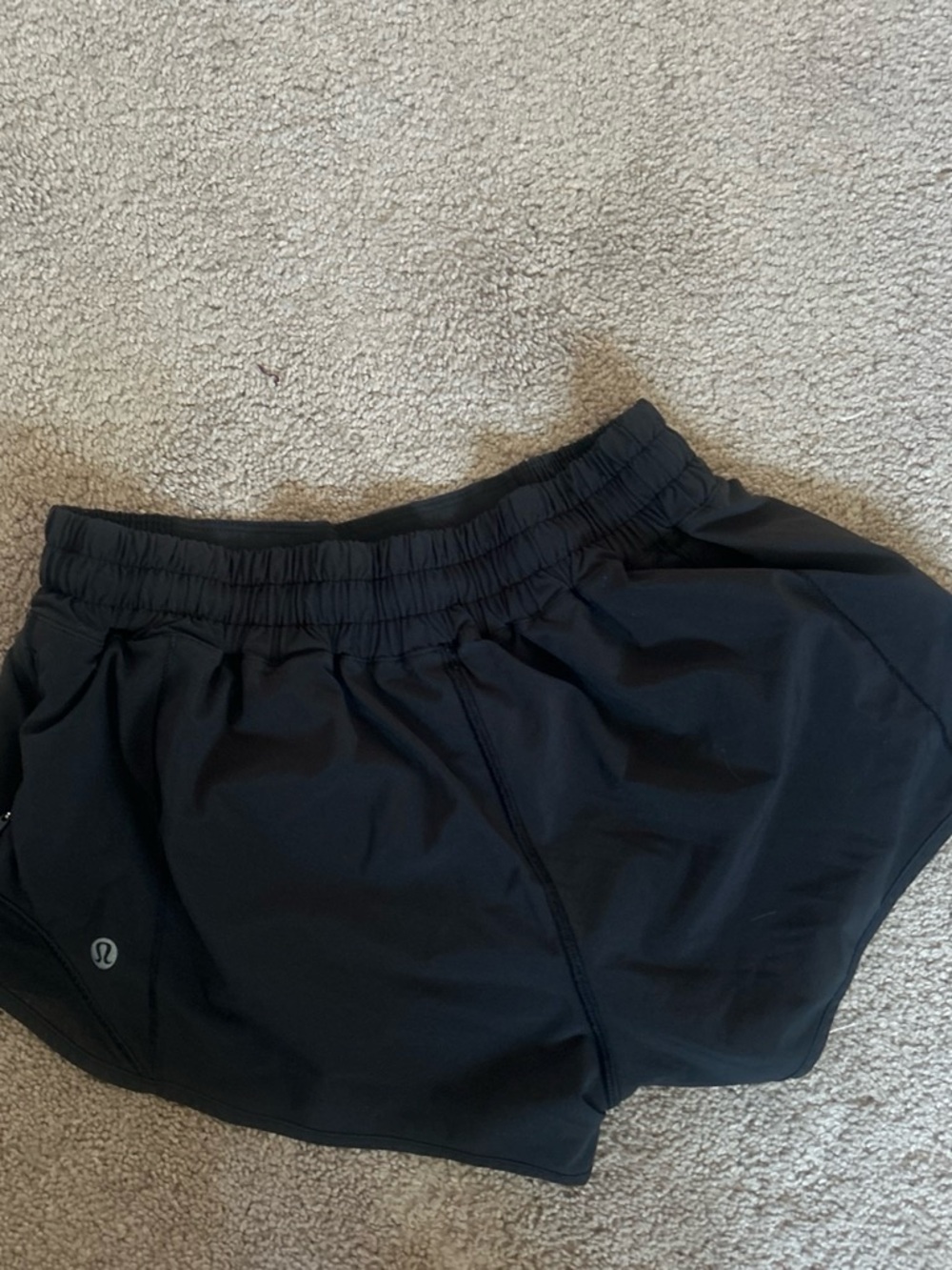 Lululemon Hotty Hot Short Black Athletic Shorts